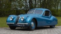 JAGUAR XK120 FHC – 1951- FULLY RESTORED Nuts & Bolts in Twilight Blue /جاكوار XK120 FHC – 1951 – صواميل ومسامير تم ترميمها بالكامل باللون الأزرق الشفق