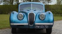 JAGUAR XK120 FHC – 1951- FULLY RESTORED Nuts & Bolts in Twilight Blue /جاكوار XK120 FHC – 1951 – صواميل ومسامير تم ترميمها بالكامل باللون الأزرق الشفق