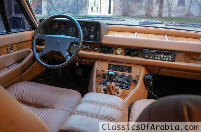 ARMORED & BULLETPROOF 1986 MASERATI 4 PORTE 100% FULLY RESTORED ex Italian MOD .