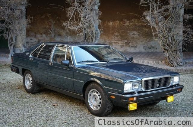 ARMORED & BULLETPROOF 1986 MASERATI 4 PORTE 100% FULLY RESTORED ex Italian MOD .