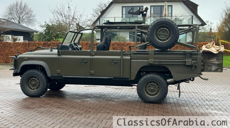 Land Rover Military Model Defender Type 130 WMIK – 2013 – 130 Km Only دلاند روفر موديل ديفيندر العسكرية نوع 130 WMIK – 2013 – 130 km فقط د