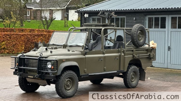 Land Rover Military Model Defender Type 130 WMIK – 2013 – 130 Km Only دلاند روفر موديل ديفيندر العسكرية نوع 130 WMIK – 2013 – 130 km فقط د