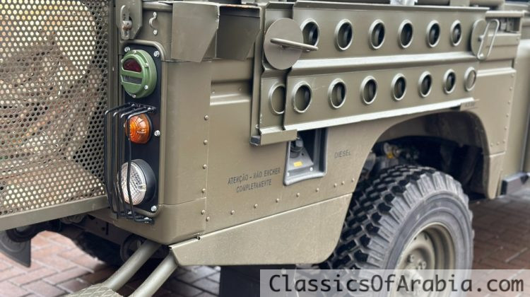Land Rover Military Model Defender Type 130 WMIK – 2013 – 130 Km Only دلاند روفر موديل ديفيندر العسكرية نوع 130 WMIK – 2013 – 130 km فقط د
