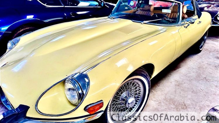 JAGUAR E TYPE 1973 V 12 !!! Primrose Yellow lhd Minor Project.