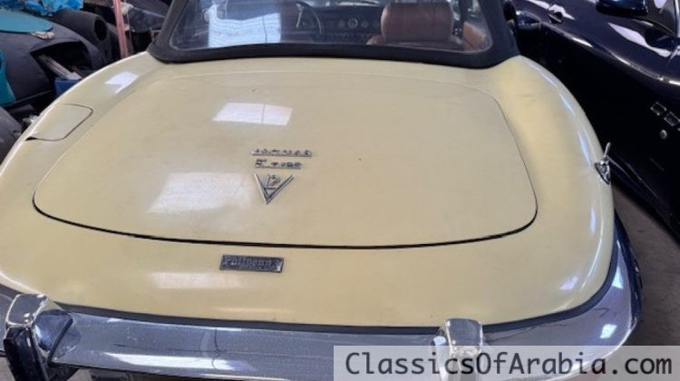 JAGUAR E TYPE 1973 V 12 !!! Primrose Yellow lhd Minor Project.