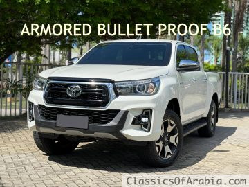 Toyota Bullet Proof Armored level B6