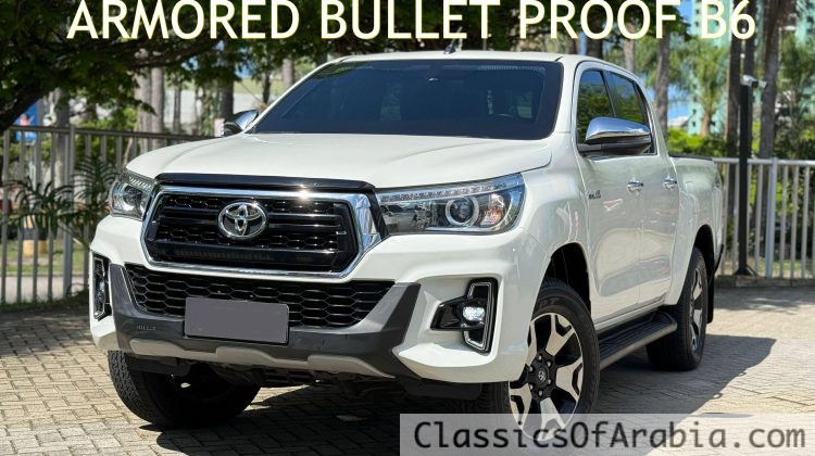 Toyota Bullet Proof Armored level B6