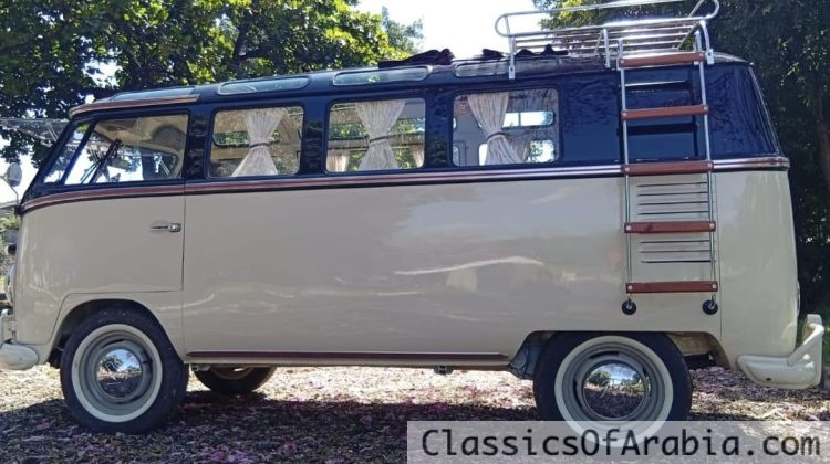 VW T1 split window bus Samba Recreation 1973