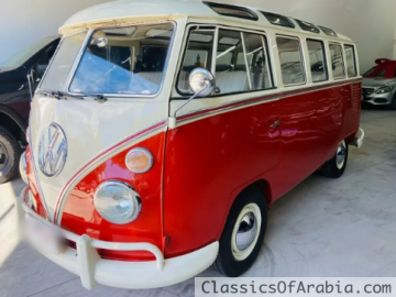 VW T1 splitwindow bus samba replica 1972