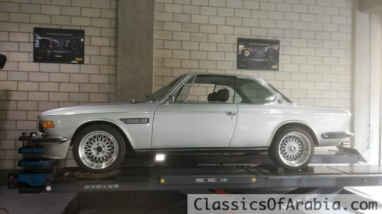 1973 BMW 3.0 CS with M30B35 Hartge engine swap (with original matching numbers engine available)