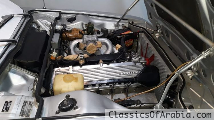 1973 BMW 3.0 CS with M30B35 Hartge engine swap (with original matching numbers engine available)