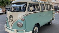 VW T1 splitwindow bus Samba replica 1972