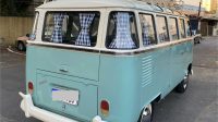 VW T1 splitwindow bus Samba replica 1972