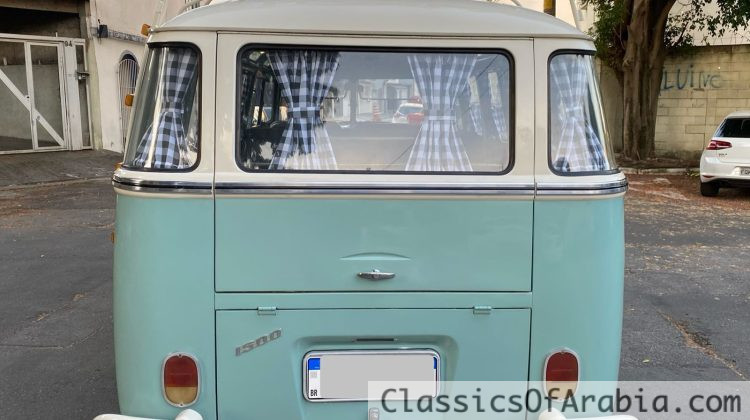 VW T1 splitwindow bus Samba replica 1972