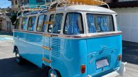 VW T1 split window bus Samba replica 1973